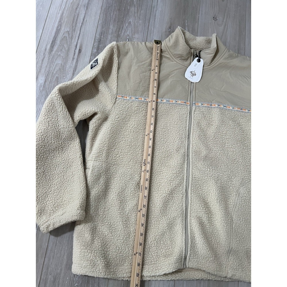 Prana Jacket Mens Xl Hurricane FZ Fleece Aztec Trim Southwestern NWT - Picture 4 of 7
